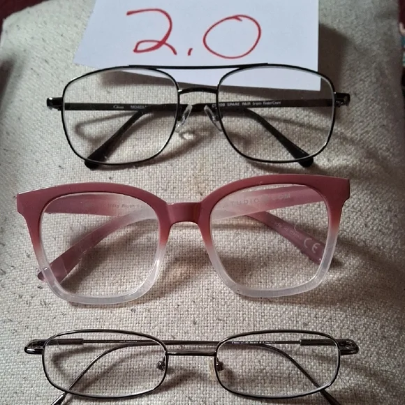 Stylish Eyeglasses Collection 9 Pair 2.0 Readers - Picture 2 of 4